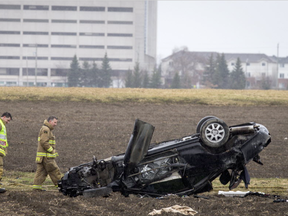 Two males died after a single vehicle crash along Baseline Road between Merivale Road and Fisher Avenue.