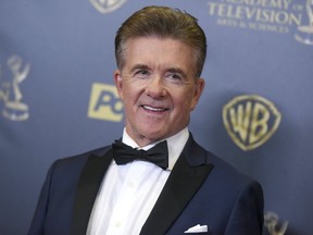 Alan Thicke poses at the 42nd-annual Daytime Emmy Awards in April 2015. (AP PHOTO)