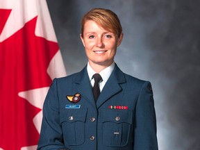 Royal Canadian Air Force Lt.-Col. Julie Callacott is the commanding officer of the 2 Air Expeditionary Squadron, a relatively new wing based in Bagotville, Que. that supports and conducts air operations. The Sarnia native -- who is an intelligence officer by trade -- has risen through the ranks of the military during her 27-year career. (Handout/Sarnia Observer/Postmedia Network)