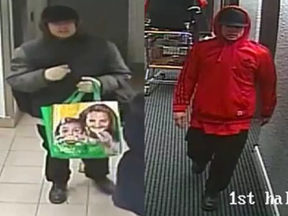 Ottawa police are seeking the public's help to identify a suspect who allegedly broke into a west-end apartment building and stole an appliance using a grocery cart.
