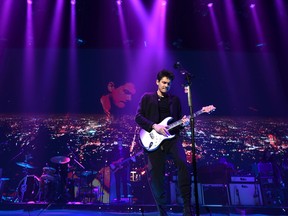 John Mayer, an American singer-songwriter and guitarist in concert at Rogers Place in Edmonton Monday, April 17, 2017. Ed Kaiser/Postmedia