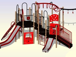 Pilkieville playground plan.