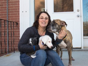 Maggie McMullen, an assistant service manager at Farm Boy recently won a contest featuring her bond with her two rescue dogs.