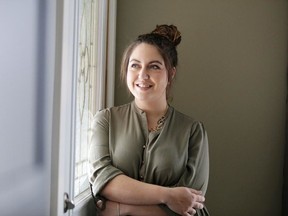 Amanda Kingsley-Malo at her home in Sudbury on Sunday. Kingsley-Malo is a finalist in the CBC We Are The Change contest. (Gino Donato/Sudbury Star)