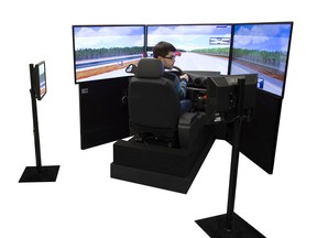 A state-of-the-art driving simulator is set to be installed in a classroom at Northern Collegiate. The equipment was purchased with an $80,000 gift from Shell.
Handout/Sarnia Observer/Postmedia Network
