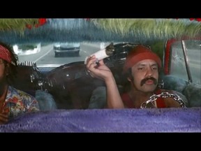 Cheech Marin (right) and Tommy Chong in "Up in Smoke." (HO)