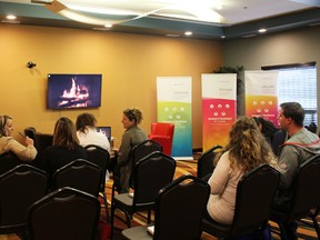 Event attendees of the Fireside Chat hosted by Brazeau County’s Women in Business learned more about different ways to fund a business whether they are starting or expanding. The event was held on Thursday, April 20.
