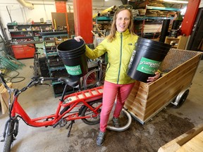 Compost Winnipeg Project Manager, Kelly Kuryk. Friday, April 21, 2017. Chris Procaylo/Winnipeg Sun/Postmedia Network