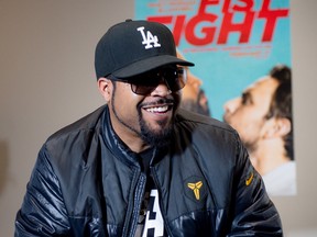 Actor Ice Cube attends the FIST FIGHT take over at Clark Atlanta University for an HBCU Stroll-Off on February 16, 2017 in Atlanta, Georgia. (Marcus Ingram/Getty Images for Warner Bros.)