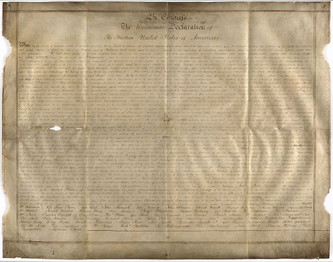 Harvard finds parchment copy of Declaration of Independence Toronto Sun