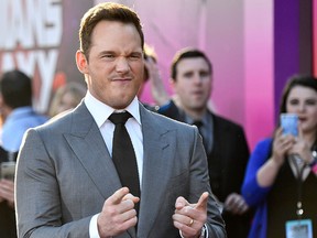 Chris Pratt arrives at the premiere of Disney and Marvel's "Guardians Of The Galaxy Vol. 2" at Dolby Theatre on April 19, 2017 in Hollywood, Calif.  (Frazer Harrison/Getty Images)