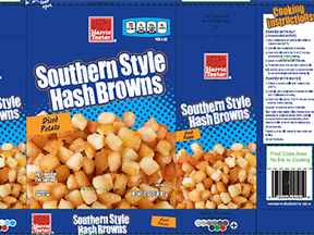 Harris Teeter Brand Frozen Southern Style Hash Browns. (FDA Photo)