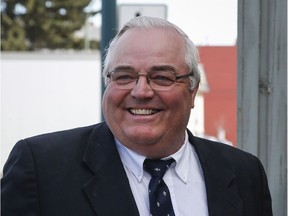 Winston Blackmore, who is accused of practising polygamy in a fundamentalist religious community, arrives for the start of his trial in Cranbrook, B.C., Tuesday, April 18, 2017. (THE CANADIAN PRESS/Jeff McIntosh)