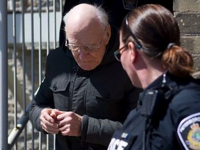 Andrew Watson leaves Peterborough Superior Court of Justice on Monday after getting a life sentence for the first-degree murder of Lise Fredette in 2014. JESSICA NYZNIK/Postmedia