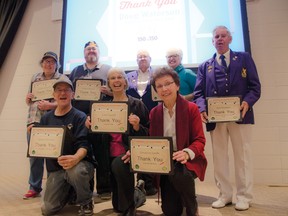 A number of Pincher Creek’s finest volunteers were recognized during the Volunteer Appreciation Luncheon on Friday afternoon for going above and beyond. | Caitlin Clow photo/Pincher Creek Echo