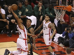 Raptors’ Norman Powell has been a huge factor since being inserted in the starting lineup. (JACK BOLAND/Toronto Sun)