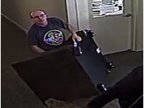 Police released photos of a man who may have information regarding the city's ninth homicide April 25.