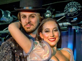 Stephen Ingram is Saucy Jack and Alicia D?Ariano is a Space Vixen in Saucy Jack and the Space Vixens at the Tabu Nightclub. (Mike Hensen/The London Free Press)