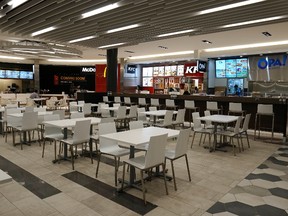 The new food court located on the top floor of the City Centre mall in downtown Edmonton on October 28, 2016.