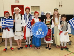A group of young Hellenic participants proudly represented the nation of Greece by sporting colourful costumes during Northern Collegiate's annual MAC Night on Apr. 20.
CARL HNATYSHYN/SARNIA THIS WEEK