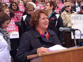 Manitoba Nurses Union president Sandi Mowat.
Tom Brodbeck/Winnipeg Sun