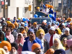 This year’s Vaisakhi Parade is set to take place on Sunday at Exhibition Place. (TORONTO SUN/FILES)