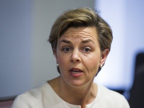 Conservative leadership candidate Kellie Leitch meets with the Toronto Sun’s editorial board on Wednesday, April 26, 2017. (ERNEST DOROSZUK/TORONTO SUN)