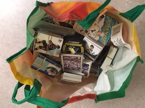 West Division police recovered a stash of stolen property last year, including a collection of stamps and hockey cards they hope to return to their rightful owner.