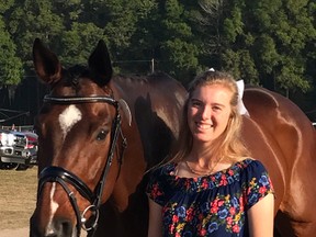 Submitted photo: Sombra's Chloe Duffy qualified to compete in the North American Junior and Young Riders Championship being held in Montana this July.