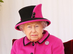 Queen Elizabeth hosts a ceremony to celebrate the 40th anniversary of Motability in the Quadrangle at Windsor Castle on April 25, 2017 in Windsor, United Kingdom. (Jonathan Brady - WPA Pool/Getty Images)