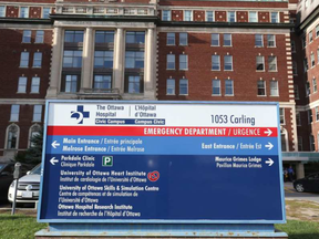 The Ottawa Hospital on Carling Avenue.
