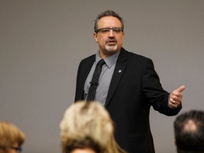 Alberta Teachers' Association president Mark Ramsankar says a 'me-too' clause in a tentative new teachers' agreement shouldn't affect bargaining with other unions.