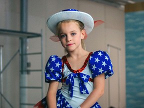This image released by Netflix shows Hannah Cagwin in a scene from, "Casting JonBenet." (Michael Latham/Netflix via AP)