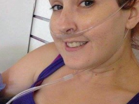 Submitted photo: Wallaceburg's Julie Rice needs a lung transplant. Her friends are raising money to help her with travel costs and relocation costs, as she will have to move to Toronto before and after the operation.