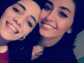 A lesbian couple have gone missing after allegedly being tricked into leaving the U.K. for the Middle East. (SUPPLIED)