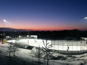 Robinson's new ice rink.