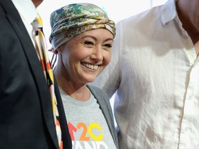 Shannen Doherty attends Hollywood Unites for the 5th Biennial Stand Up To Cancer (SU2C), A Program of The Entertainment Industry Foundation (EIF) at Walt Disney Concert Hall on September 9, 2016 in Los Angeles, California. (Photo by Kevork Djansezian/Getty Images)