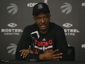 Raptors head coach Dwane Casey says his team will have a similar approach defensively to Cavaliers star LeBron James after being able to contain Giannis Antetokounmpo and the Bucks in six games. (Jack Boland/Toronto Sun)