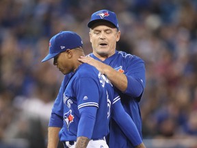 Jays manager John Gibbons (right). (Getty Images)