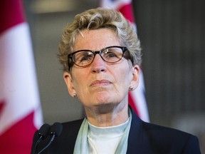 Premier Kathleen Wynne in Toronto on April 28, 2017. (Craig Robertson/Toronto Sun)