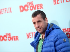 Comedian Adam Sandler attends the premiere of Netflix's 'The Do Over' at Regal LA Live Stadium 14 on May 16, 2016 in Los Angeles, California. (Photo by Jason Kempin/Getty Images)