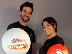 Sarnia's Matthew Farr and April Stewart were recently invited to Halifax, Nova Scotia by Dodgeball Canada in order try out for the national dodgeball team.
CARL HNATYSHYN/SARNIA THIS WEEK