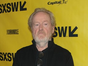 This file photo taken on March 10, 2017 shows Ridley Scott arriving on the red carpet for the premiere of the film Alien during day one of The South by Southwest (SXSW) Conference held at the Paramount Theater in Austin, Texas on March 10, 2017. (SUZANNE CORDEIRO/AFP/Getty Images)