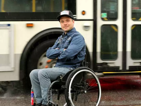 Jayson Hunter, 30, says he was told by an OC Transpo driver to 'Go f---- yourself" on the No. 14 this past weekend.