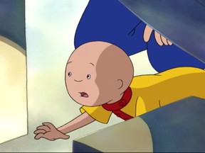 A scene from Caillou.