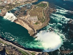 niagarafallschopper: Niagara Helicopters offers fantastic chopper rides over the Niagara River and the famous falls. JIM BYERS PHOTO