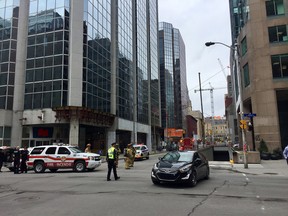 Gas leak at O'Connor and Albert in downtown Ottawa.