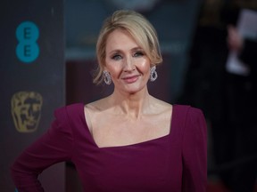 J.K. Rowling attends the 70th EE British Academy Film Awards (BAFTA) at Royal Albert Hall on February 12, 2017 in London, England. (Photo by John Phillips/Getty Images)
