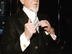 Don Cherry at Rogers headquarters in Toronto on March 10, 2014. (Craig Robertson/Toronto Sun)