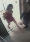 Surveillance video from inside an apartment allegedly showing Yomna Fouad entering with a man. (ABC 10)